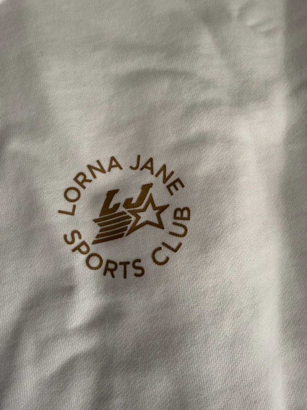 Lorna Jane Cream Crewneck Sweatshirt with Small Chest Logo - Picture 3 of 6